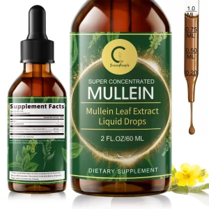 Mullein Drops, Lung Health, Detox, Cleanse, 60 ml