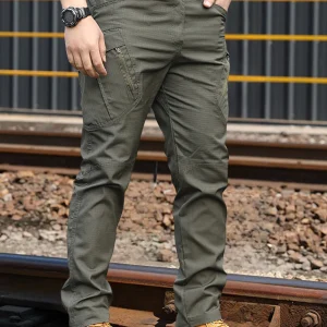Tactical Workout Pants, Multi-Pocket, Wear-resistant