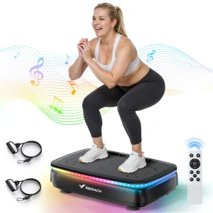Vibration Plate with Light, Whole Body Workout