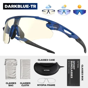 Cycling Sunglasses, Photochromic, UV400 Protection