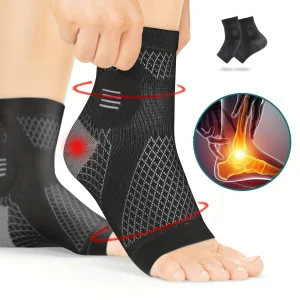 Compression Foot Sleeves with Arch Support, Open-Toe