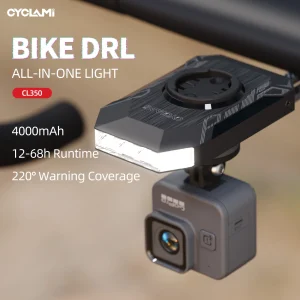 Bike Headlight For Garmin XOSS, IGPSPORT, Magene GPS, Rechargeable