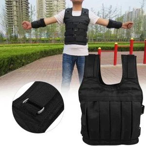 110Lbs Adjustable Exercise Weighted Vest