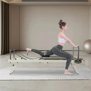 Foldable Pilates Reformer Machine, Multifunctional