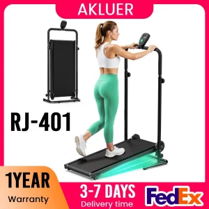 Non-Electric Treadmill, Dual Flywheel, adjustable