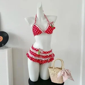 Vintage 2000s Crop Top Swimwear