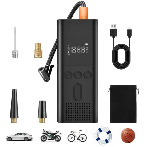 Portable Bicycle Air Pump, MTB, Road Bike