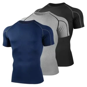 Men Compression T-shirt, Quick Dry, Breathable